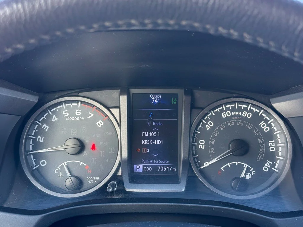 Used 2018 Silver Sky Metallic Toyota TRD Sport image 10