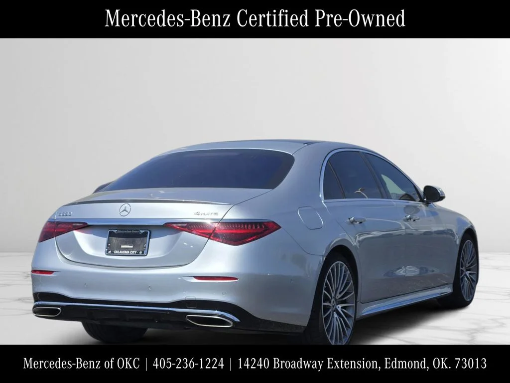 Certified Used 2021 Cirrus Silver Metallic Mercedes-Benz S 580 image 6