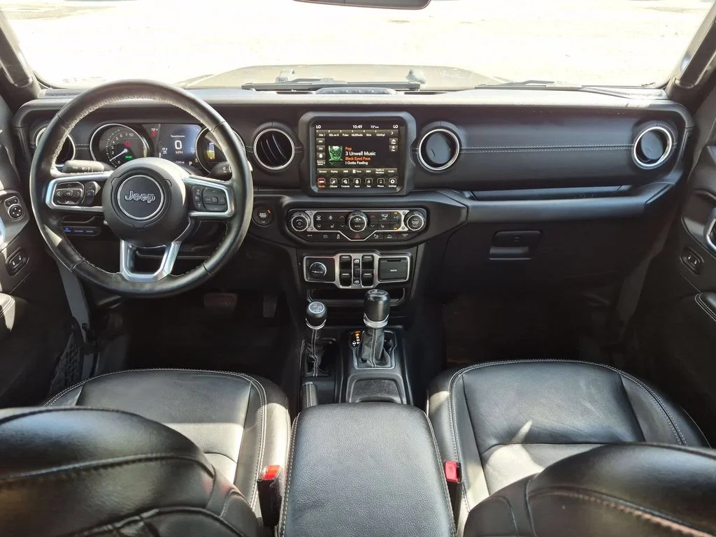 Used 2021 Gray Jeep Unlimited Sahara 4xe image 21