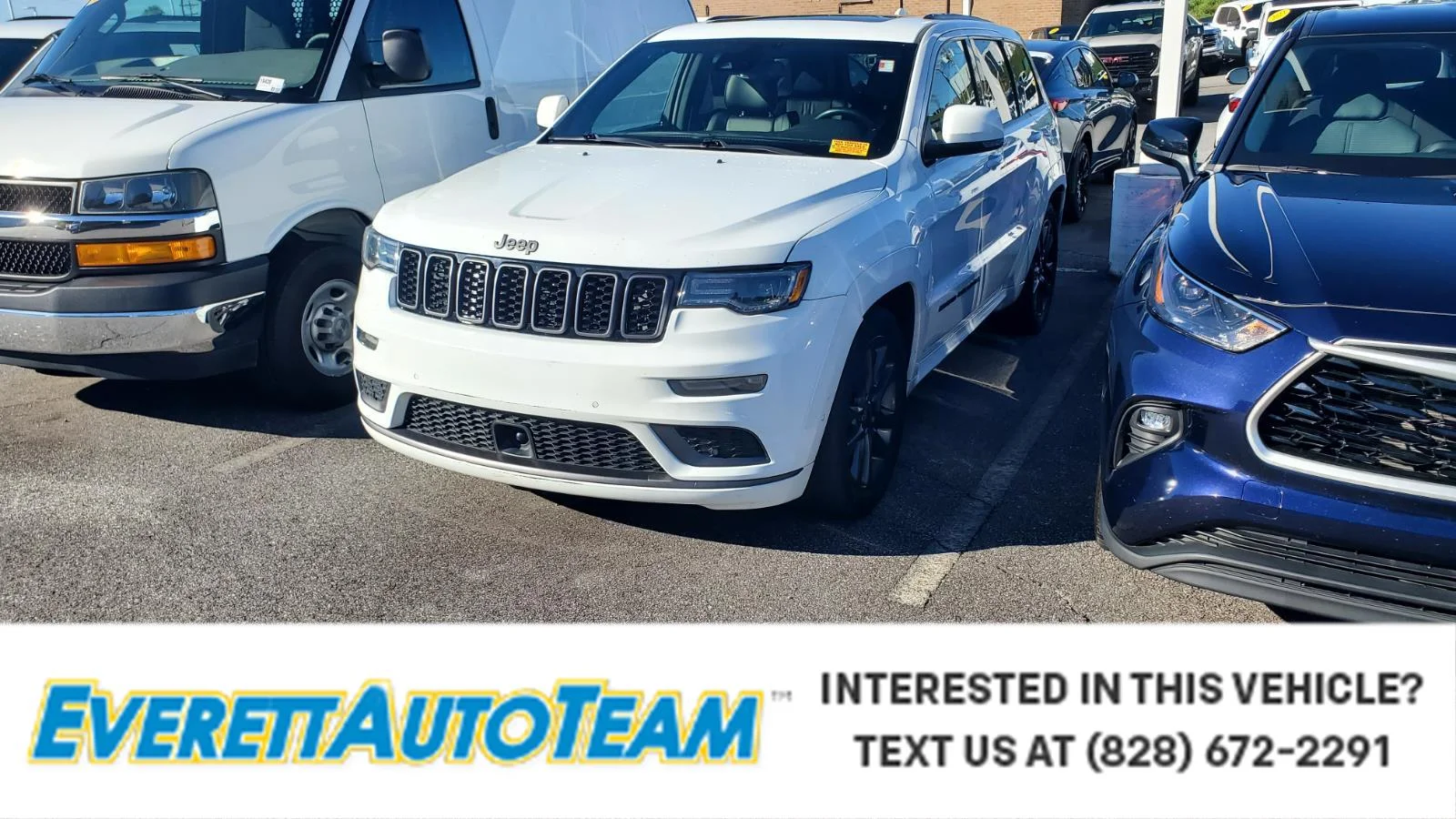 Used 2019 Bright White Clearcoat Jeep High Altitude image 1