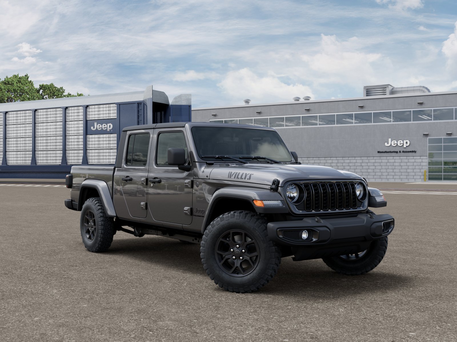 New 2026 Granite Crystal Metallic Clear-Coat Exterior Paint Jeep Willys image 3