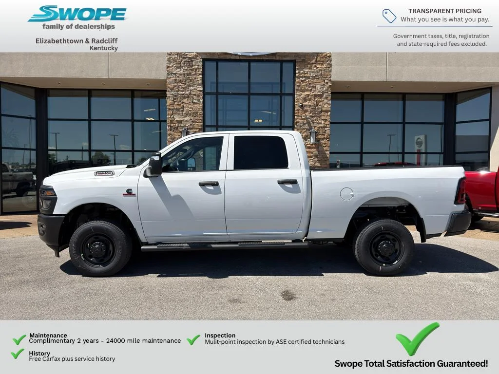 New 2026 Bright White Clear-Coat Exterior Paint RAM Tradesman image 2