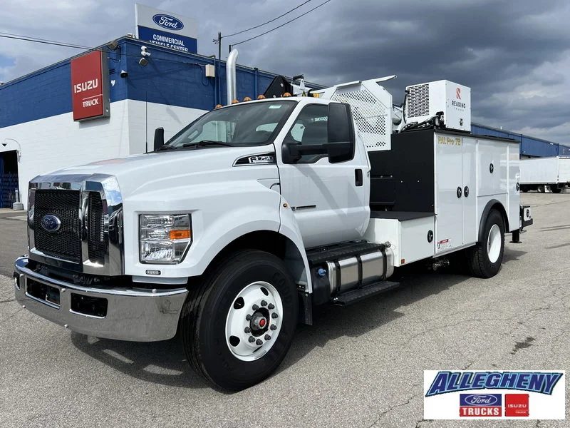 New 2025 Oxford White Ford F-750 SD Diesel Straight Frame image 1
