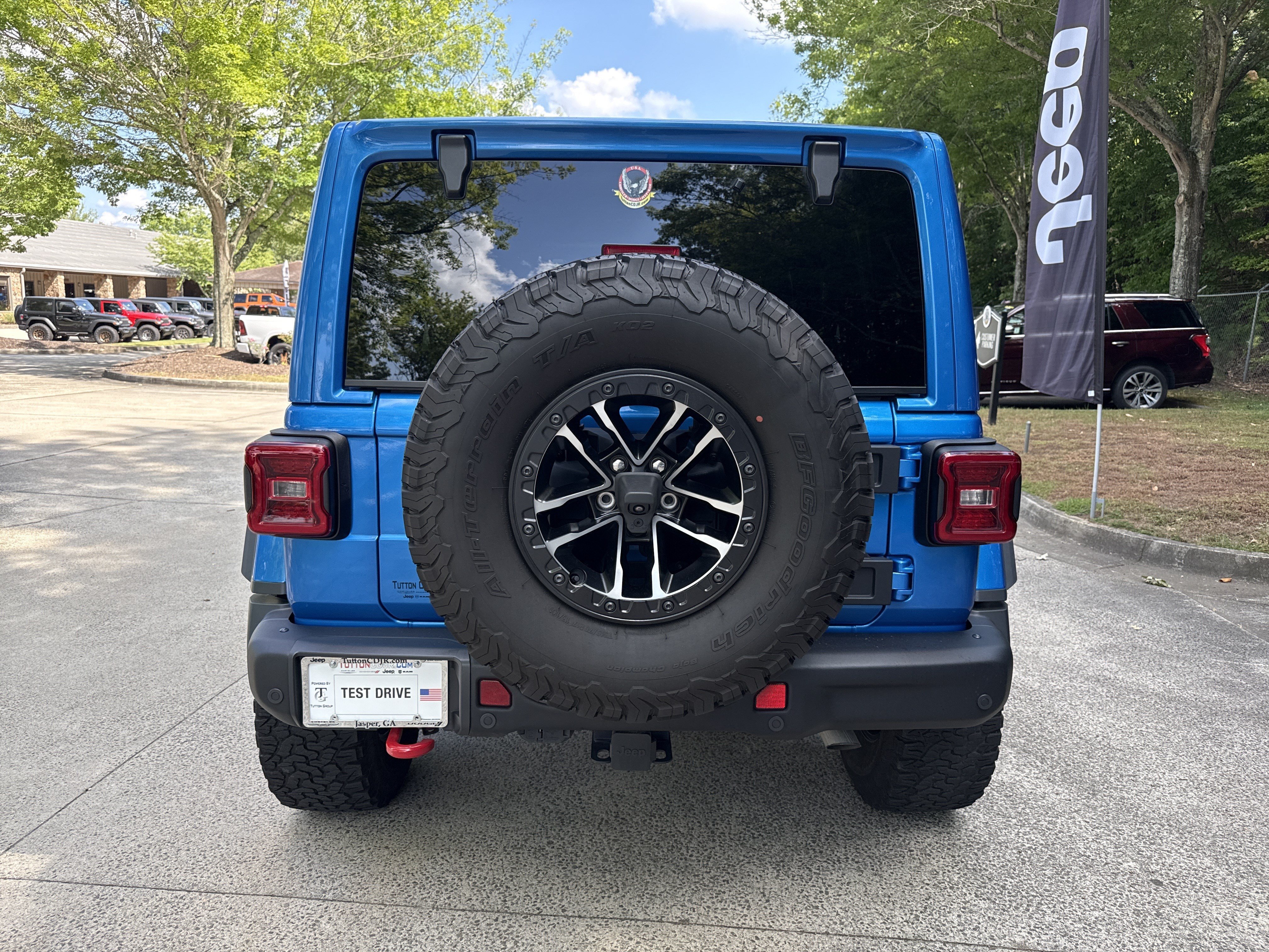 Used 2024 Hydro Blue Pearlcoat Jeep Rubicon X image 6