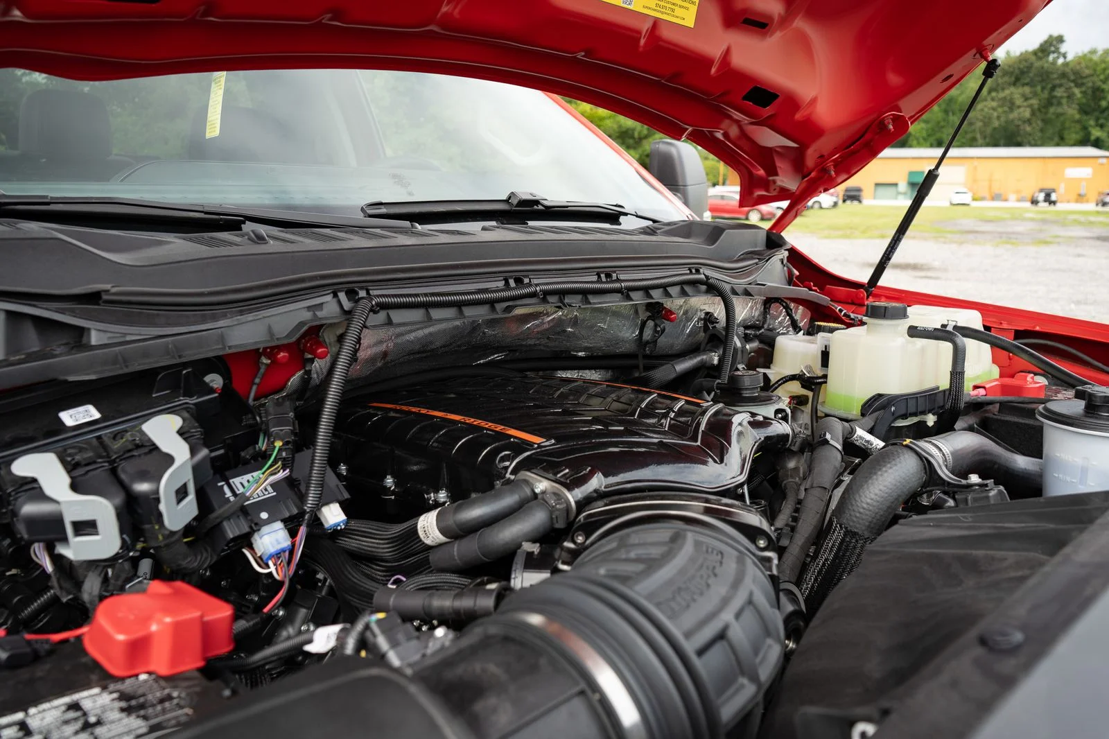 New 2026 Race Red Ford F-250® XLT with Rocky Ridge Retro Supercharged Package image 62