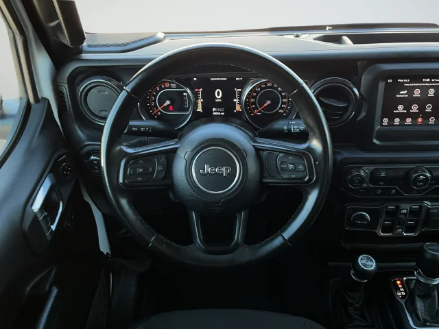 Used 2022 Bright White Clearcoat Jeep Sport image 10