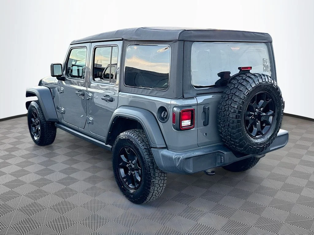 Used 2021 Gray Jeep Unlimited Willys image 8