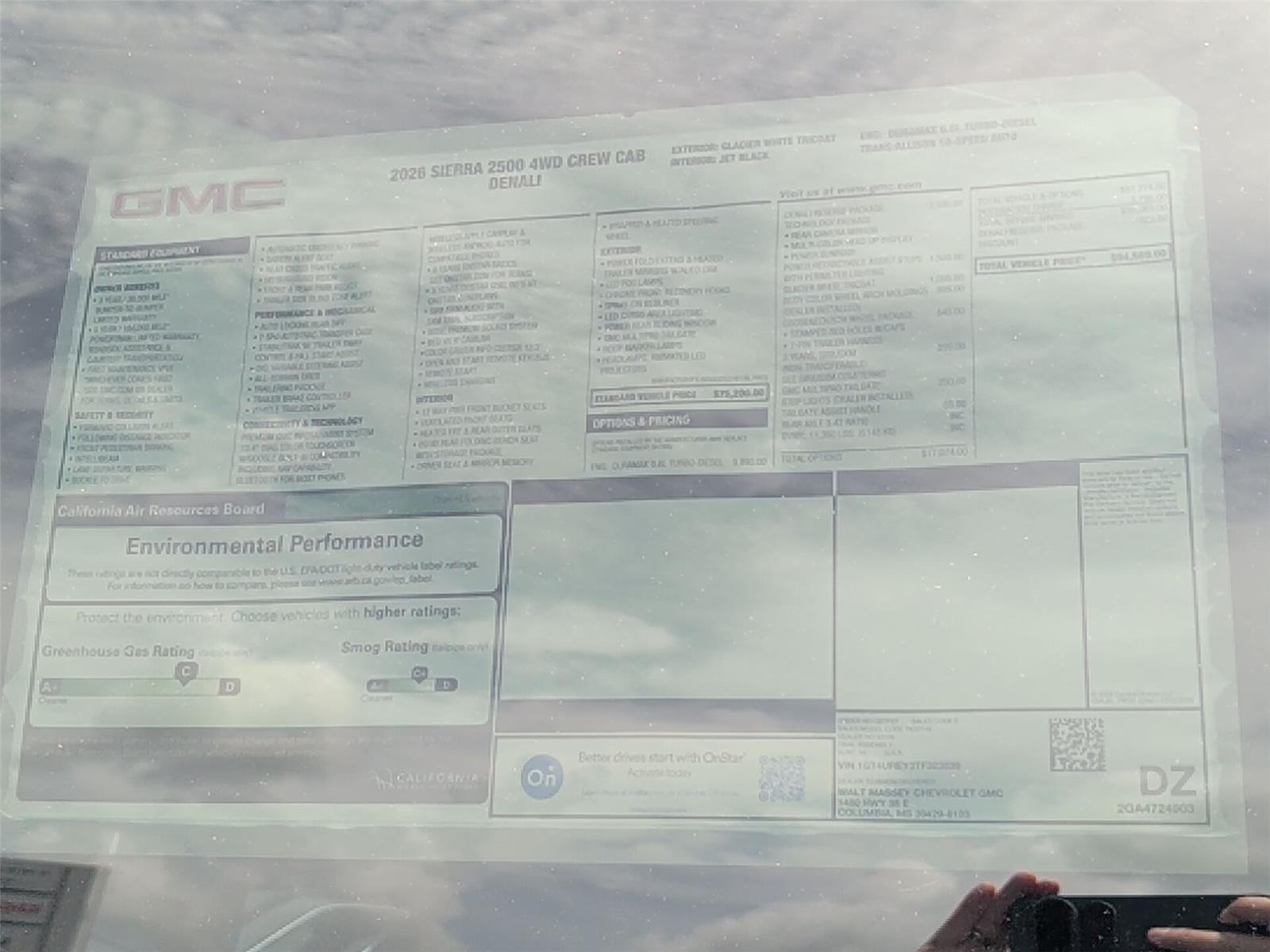 New 2026 Glacier White Tricoat GMC Denali image 39