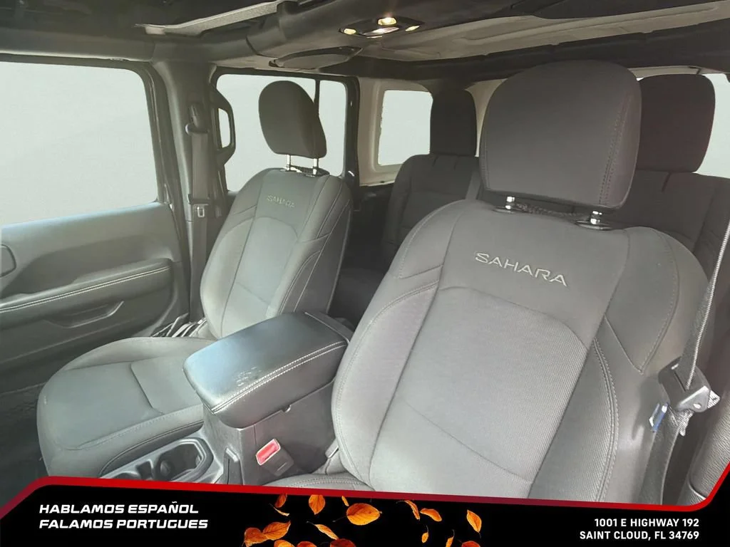 Used 2019 Black Jeep Sahara 4x4 image 26