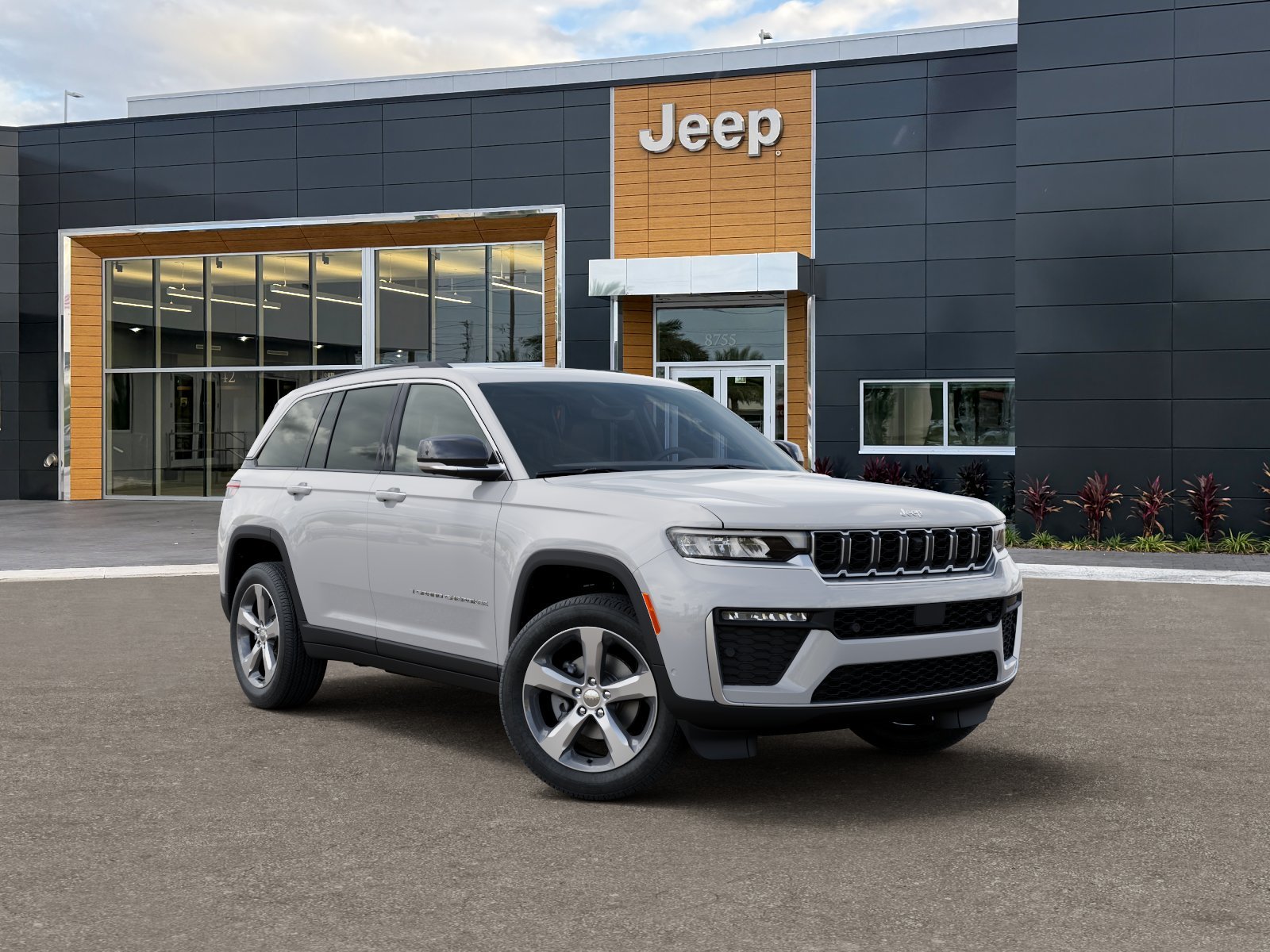 New 2026 Bright White Clear-Coat Exterior Paint Jeep Limited image 39
