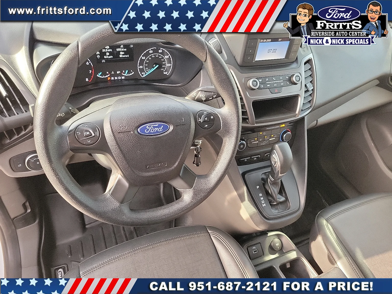 Certified Used 2021 Frozen White Ford XL Cargo Van image 5