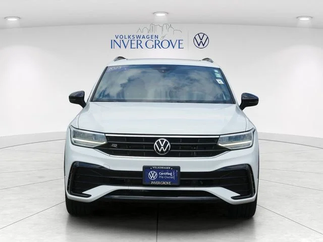 Certified 2023 Volkswagen Tiguan SE R-LINE BLACK with VIN 3VV8B7AX8PM072722 for sale in Inver Grove Heights, Minnesota