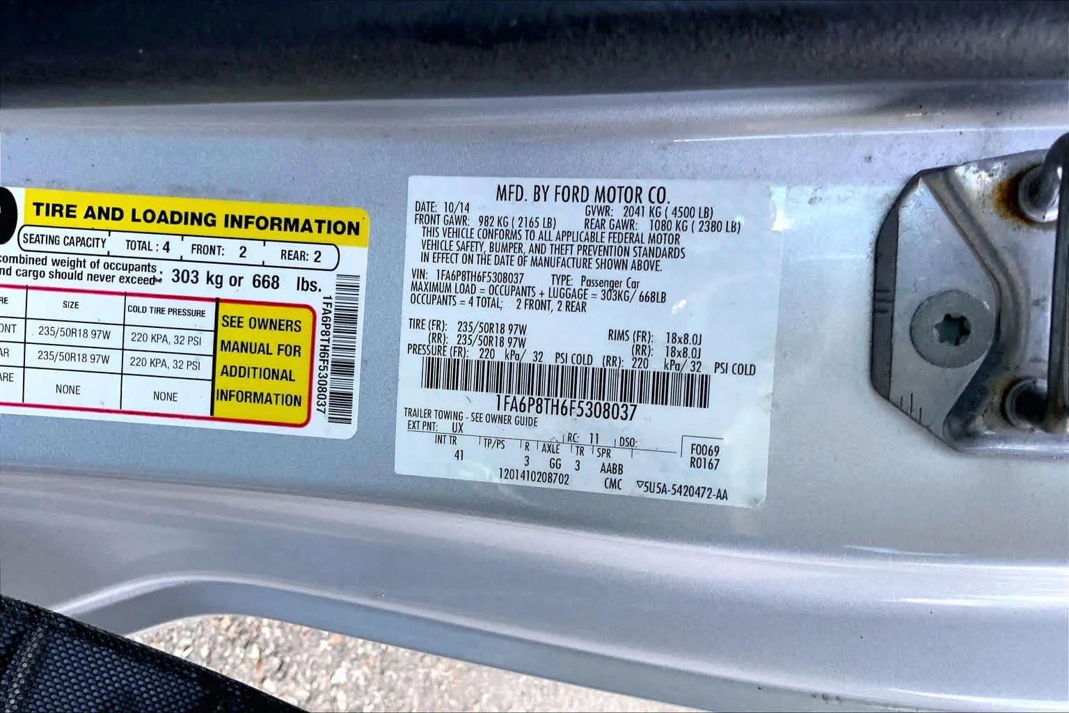 Used 2015 Ingot Silver Ford EcoBoost Premium image 34