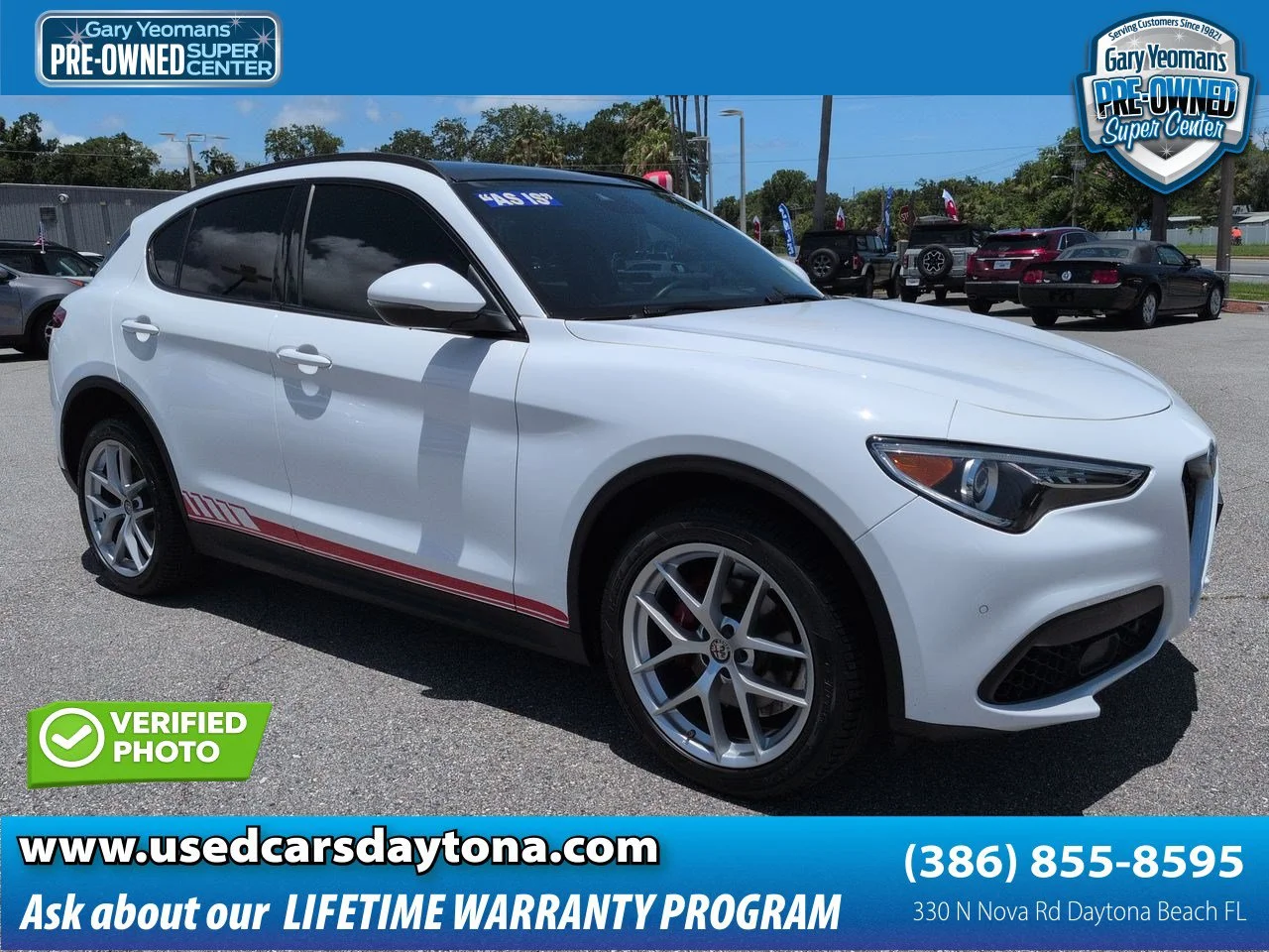Used 2019 Alfa White Alfa Romeo Ti Sport image 1