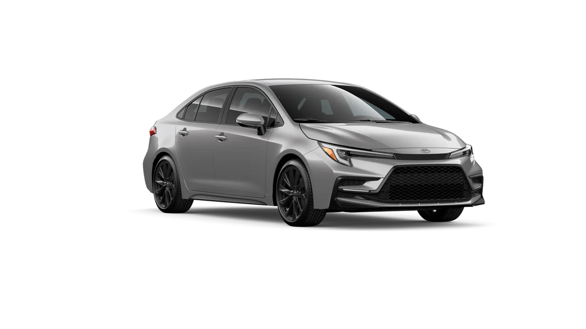 New 2027 Classic Silver Metallic Toyota Hybrid SE image 15
