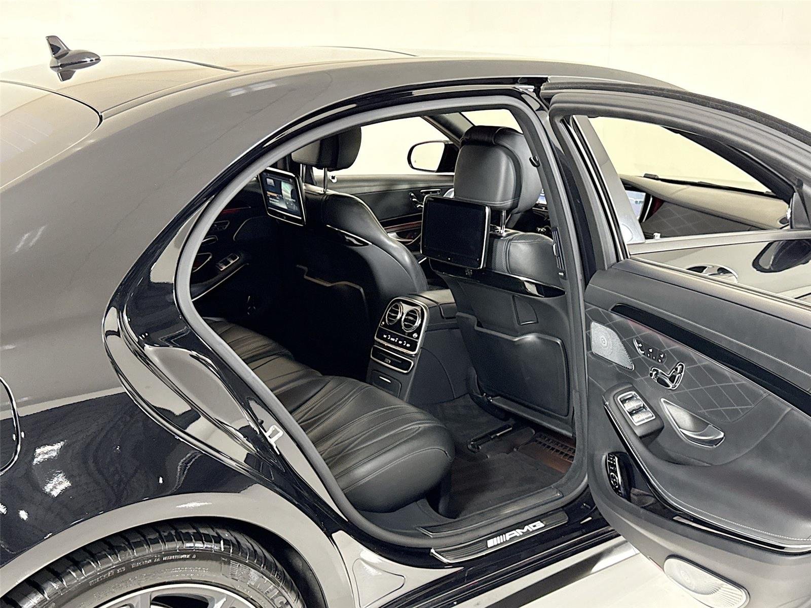 Used 2015 Obsidian Black Metallic Mercedes-Benz S 65 AMG® | Rear TVs | RennTech Upgrades image 29