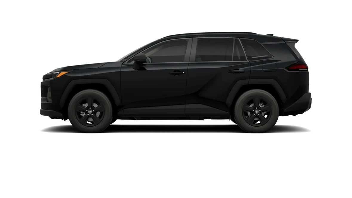 New 2026 Midnight Black Metallic Toyota LE image 3