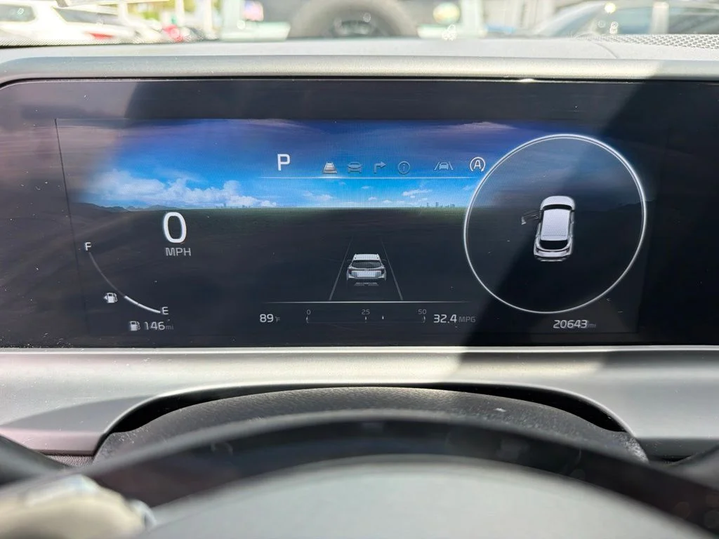 Used 2024 Dark Ocean Blue Kia EX image 3