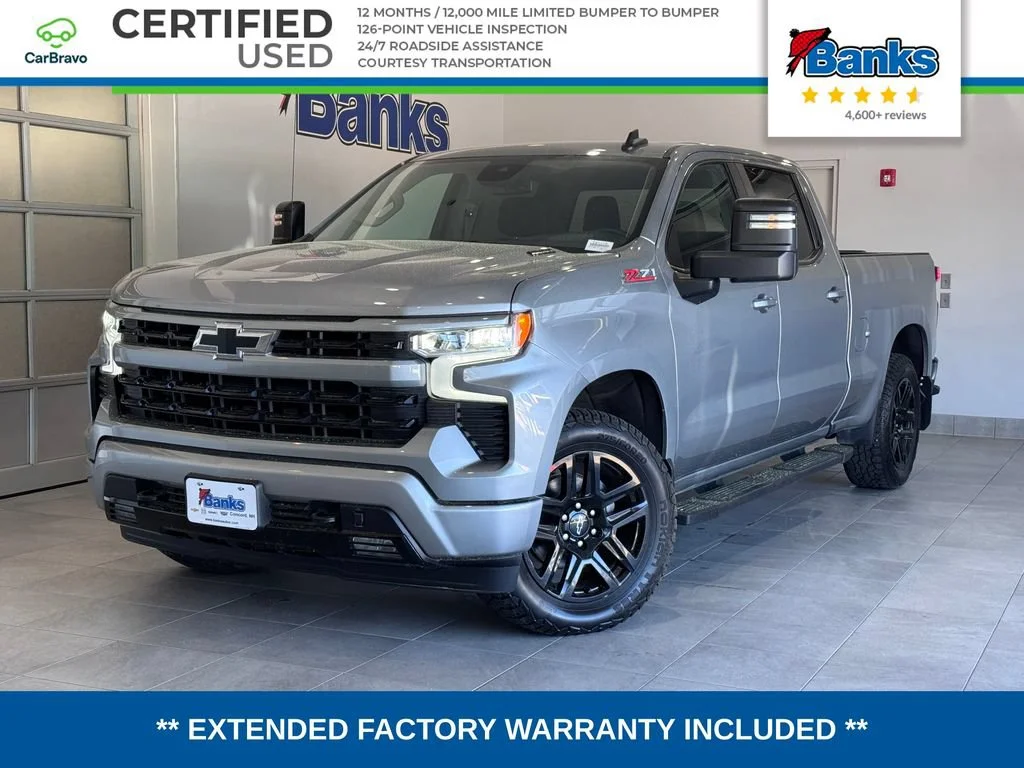 Certified Used 2024 Sterling Gray Metallic Chevrolet RST image 1