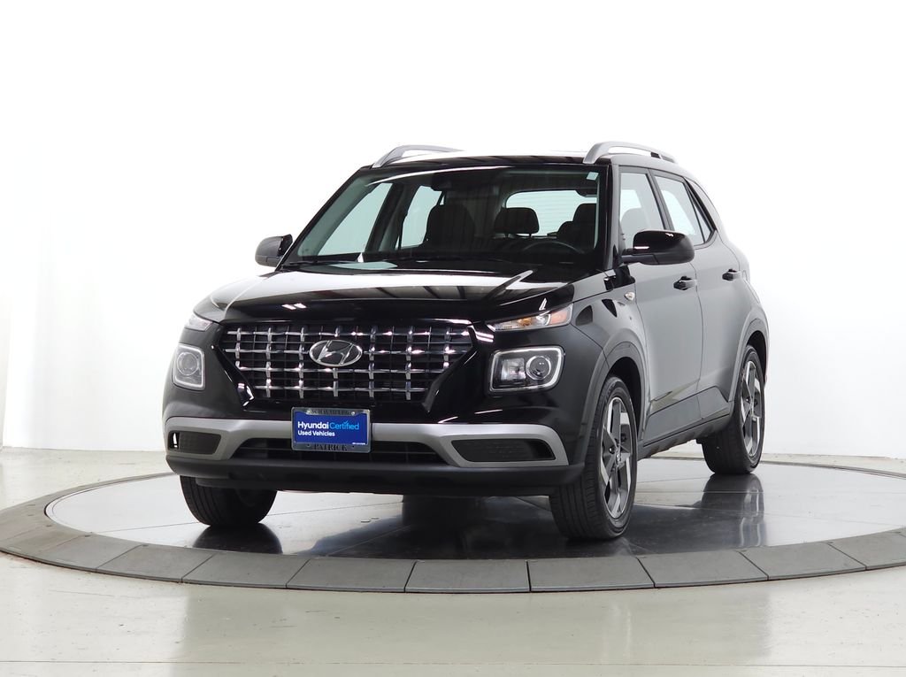 Certified Used 2022 Black Noir Pearl Hyundai SEL image 4