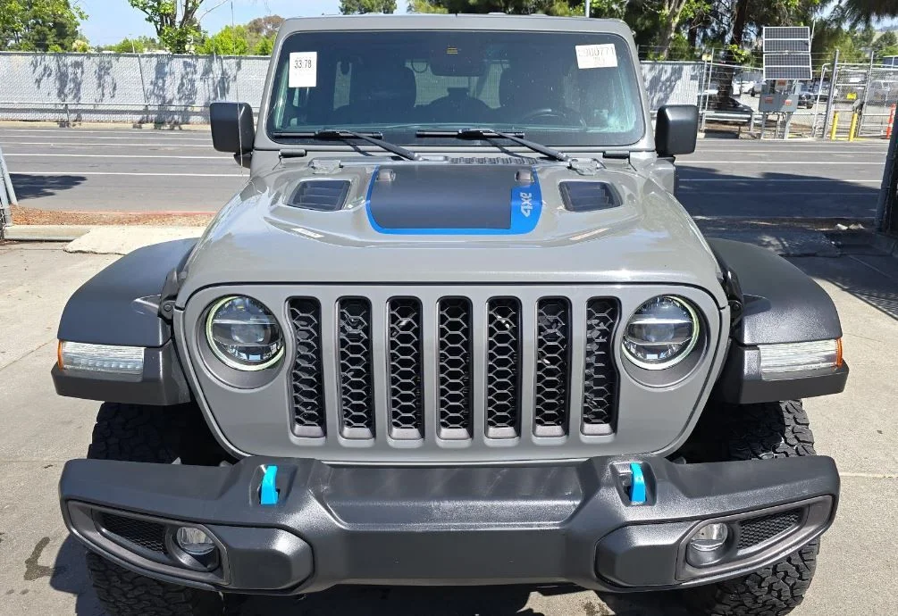 Used 2021 Jeep Wrangler Unlimited Rubicon 4XE with VIN 1C4JJXR63MW675636 for sale in Kansas City