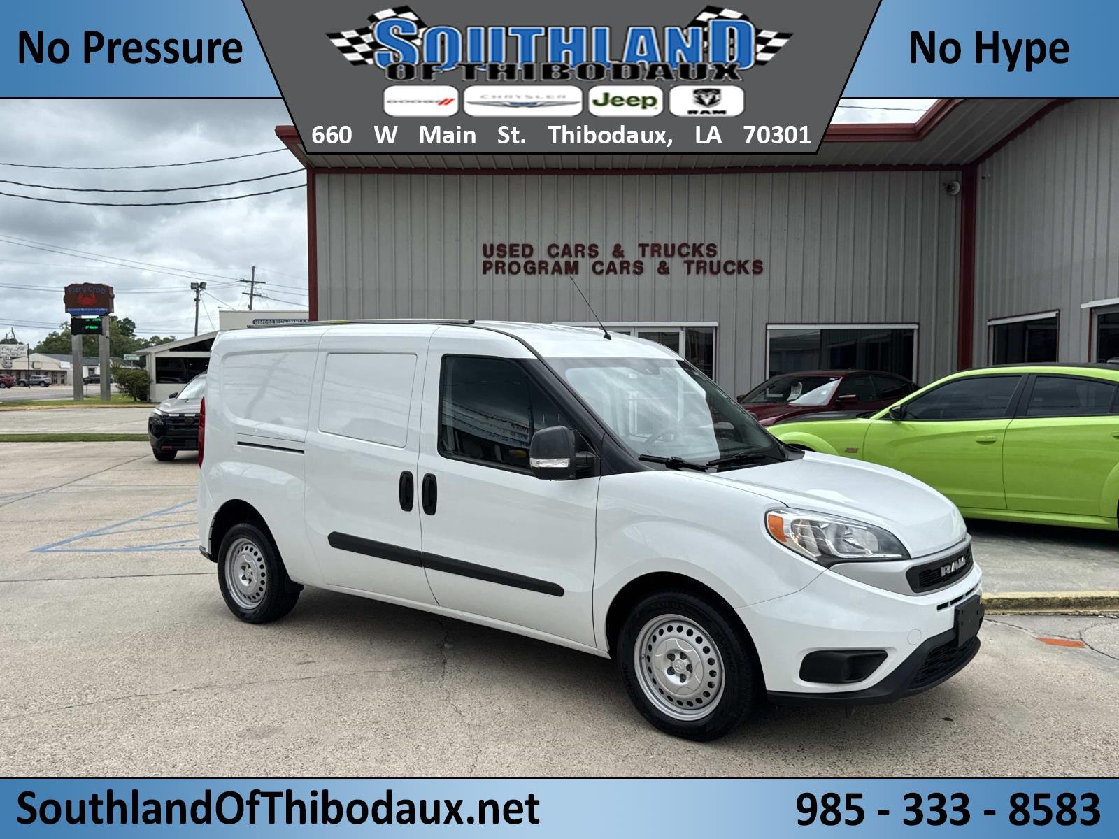 Used 2022 Bright White Ram Tradesman image 1