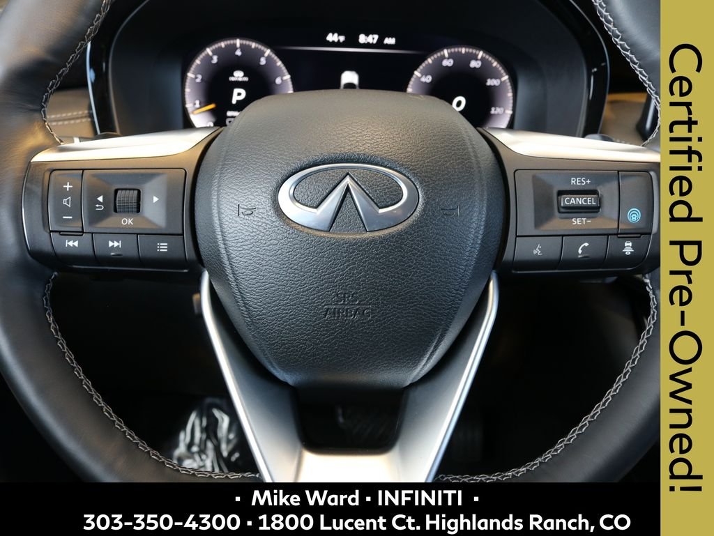 Certified Used 2023 White INFINITI Sensory image 9