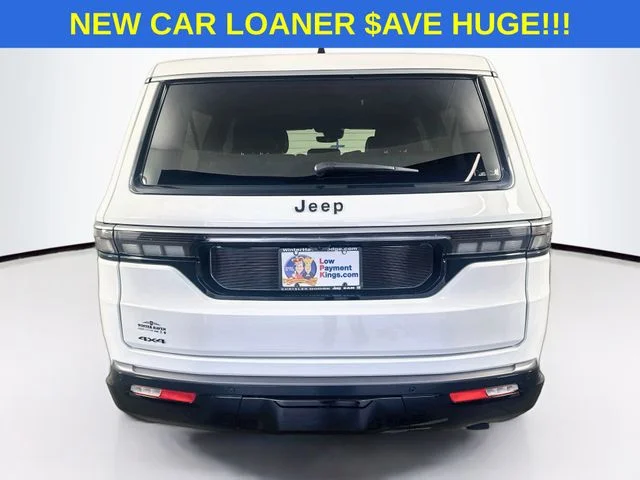 New 2026 Bright White Clear-Coat Exterior Paint Jeep Grand Wagoneer image 6