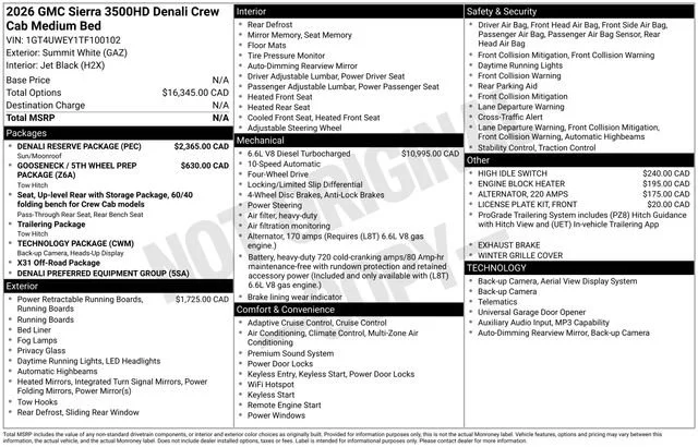 Certified Used 2026 Summit White GMC Denali image 43