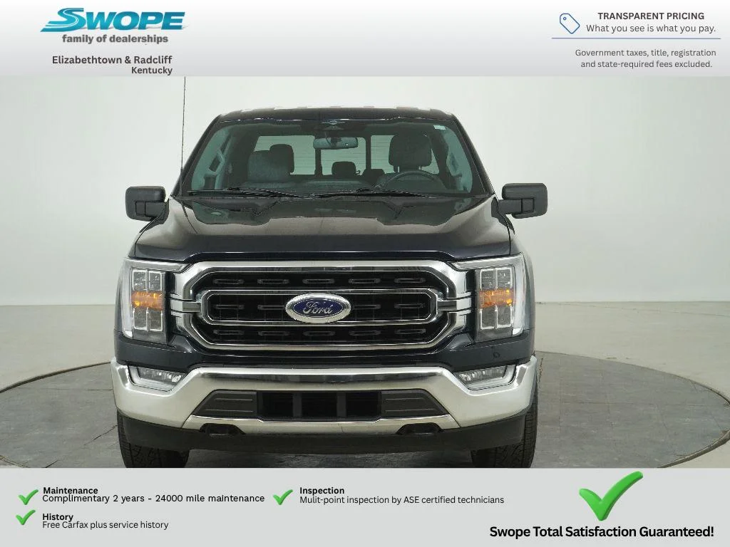 Certified Used 2023 Blue Ford XLT image 12