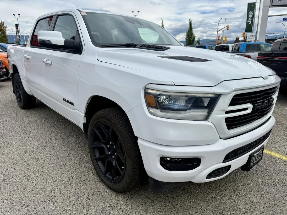 Used 2023 White RAM Sport 4x4 Crew Cab 5