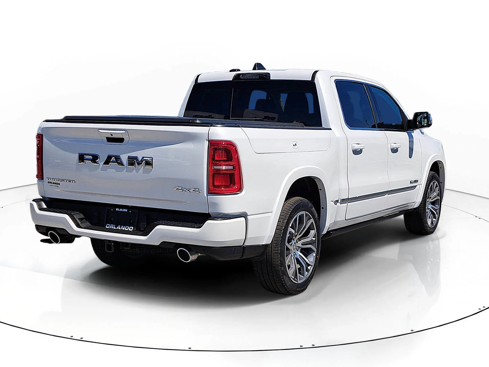 New 2026 Ivory White Tri-Coat Pearlcoat Ram Tungsten image 4