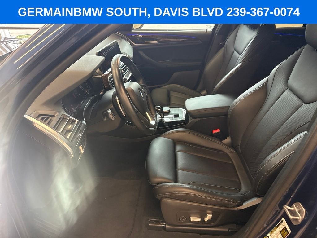 Certified Used 2022 Blue Metallic BMW sDrive30i image 14