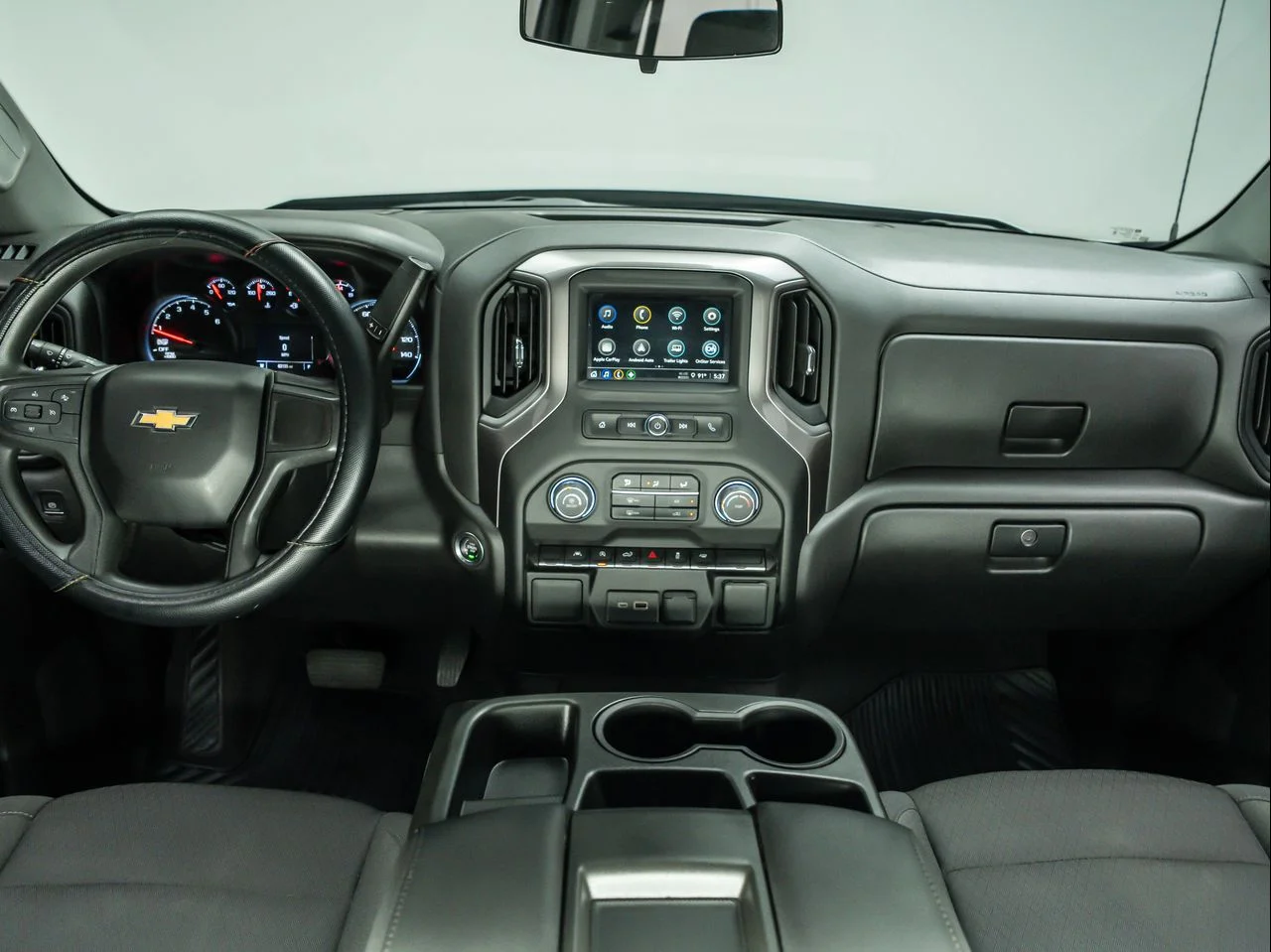 Used 2023 Sterling Gray Metallic Chevrolet 2WD Crew Cab Short Bed Custom image 19