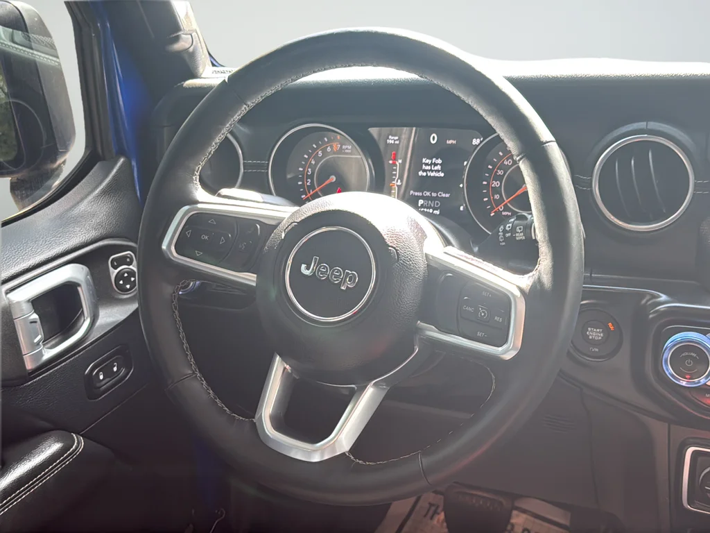 Used 2019 Blue Jeep Unlimited Sahara image 19