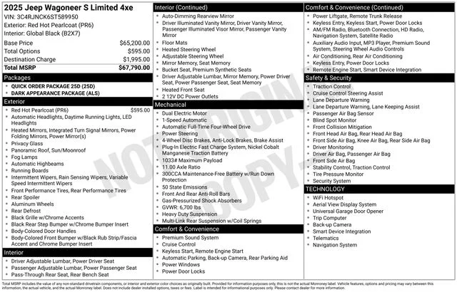 Used 2025 Red Jeep Limited image 32