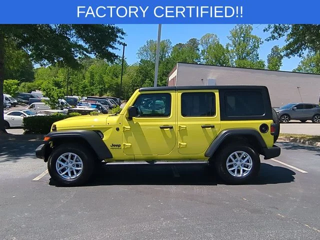 Used 2023 Yellow Jeep Sport S image 2