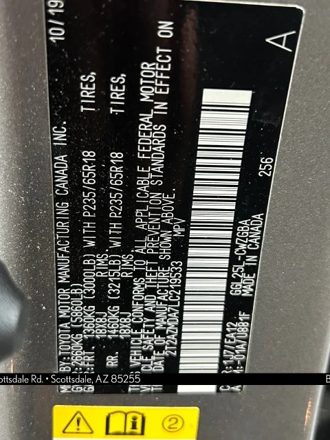 Certified Used 2020 Silver Lexus 350 image 33