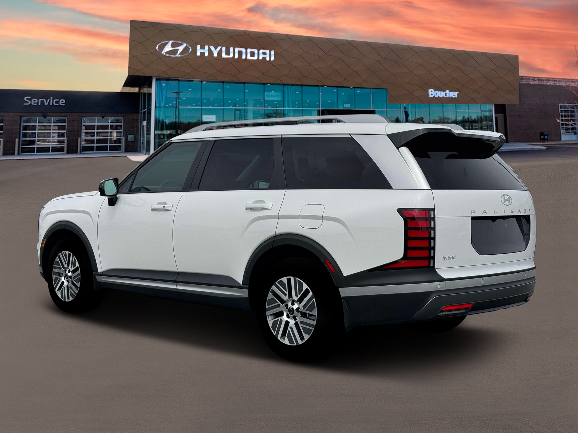 New 2026 Creamy White Pearl Hyundai SEL 7P image 4