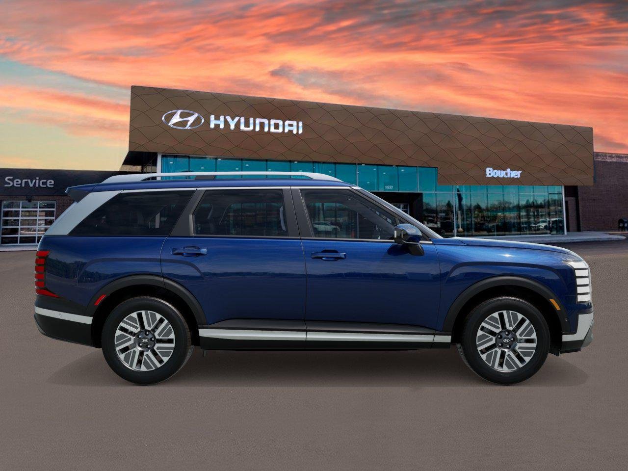 New 2027 Pacific Sapphire Pearl Hyundai SEL Premium 7P image 7