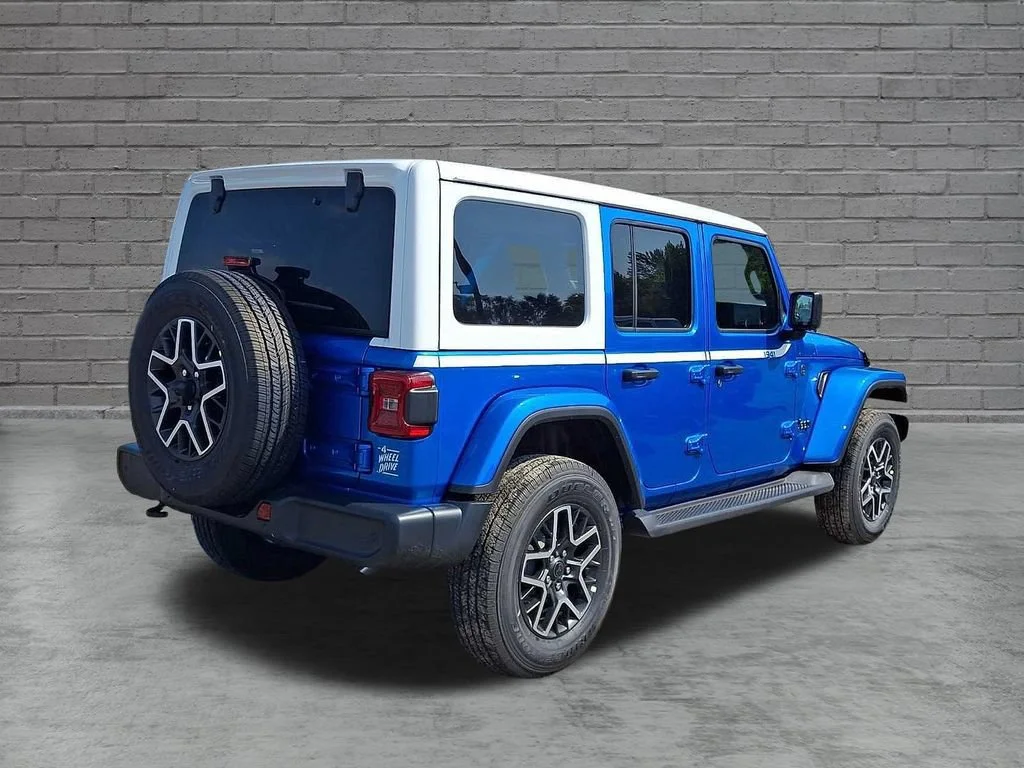New 2027 Hydro Blue Pearlcoat Jeep Sahara image 8