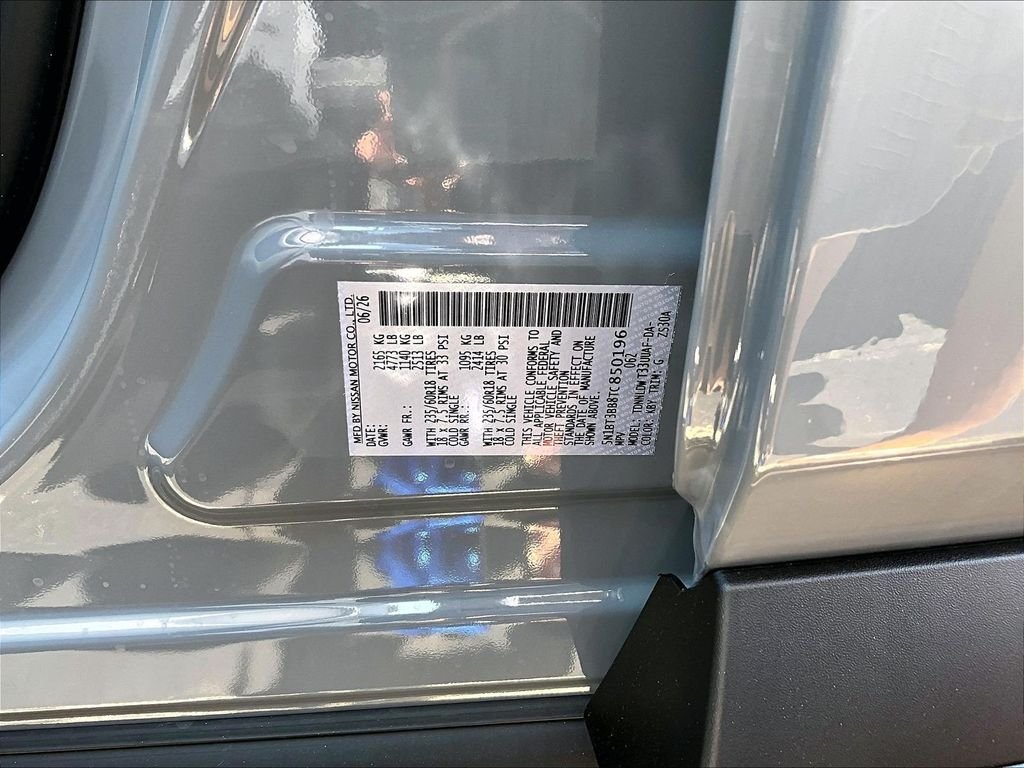 New 2026 Gray Nissan SV image 14