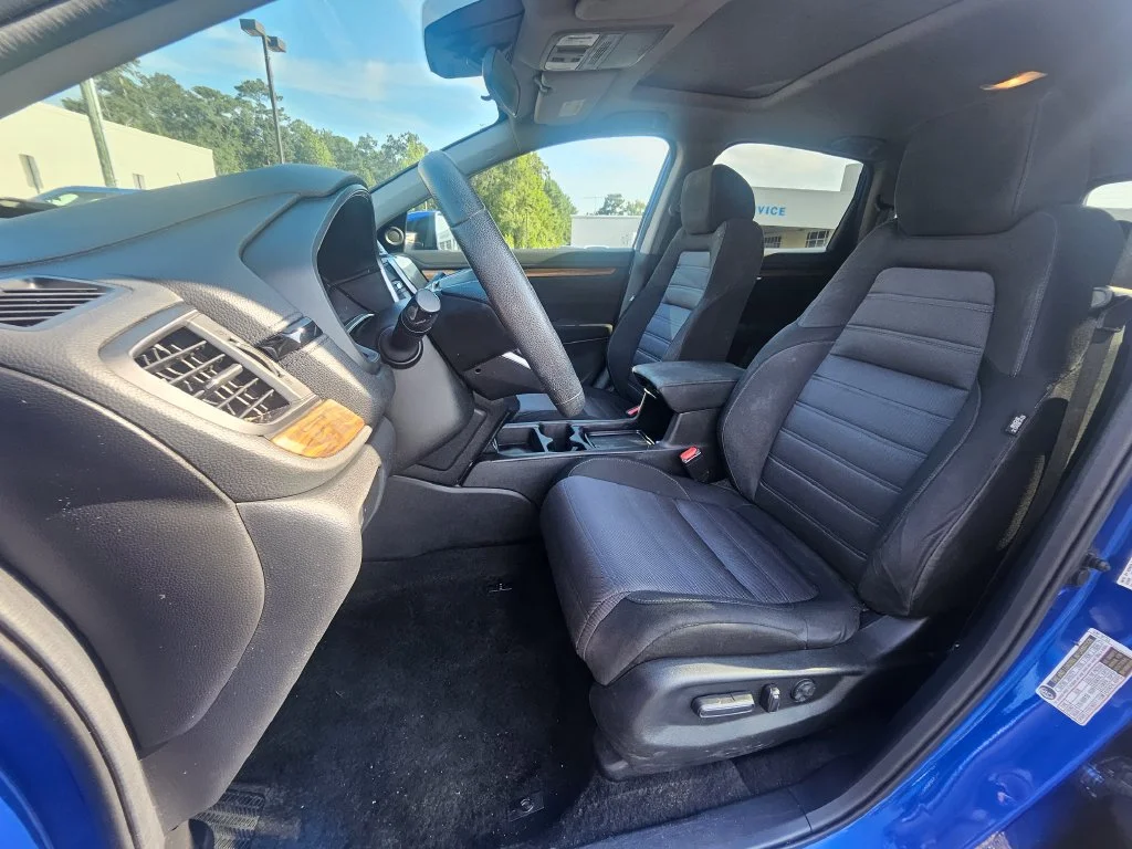Certified Used 2021 Blue Honda EX image 4