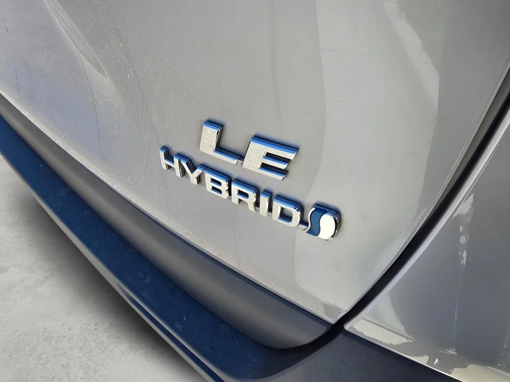Used 2022 Silver Sky Metallic Toyota Hybrid LE image 30