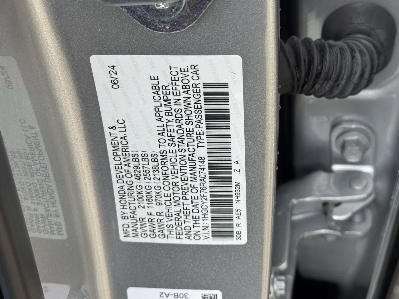 2024 Honda Accord Hybrid Sport-L - Photo 26