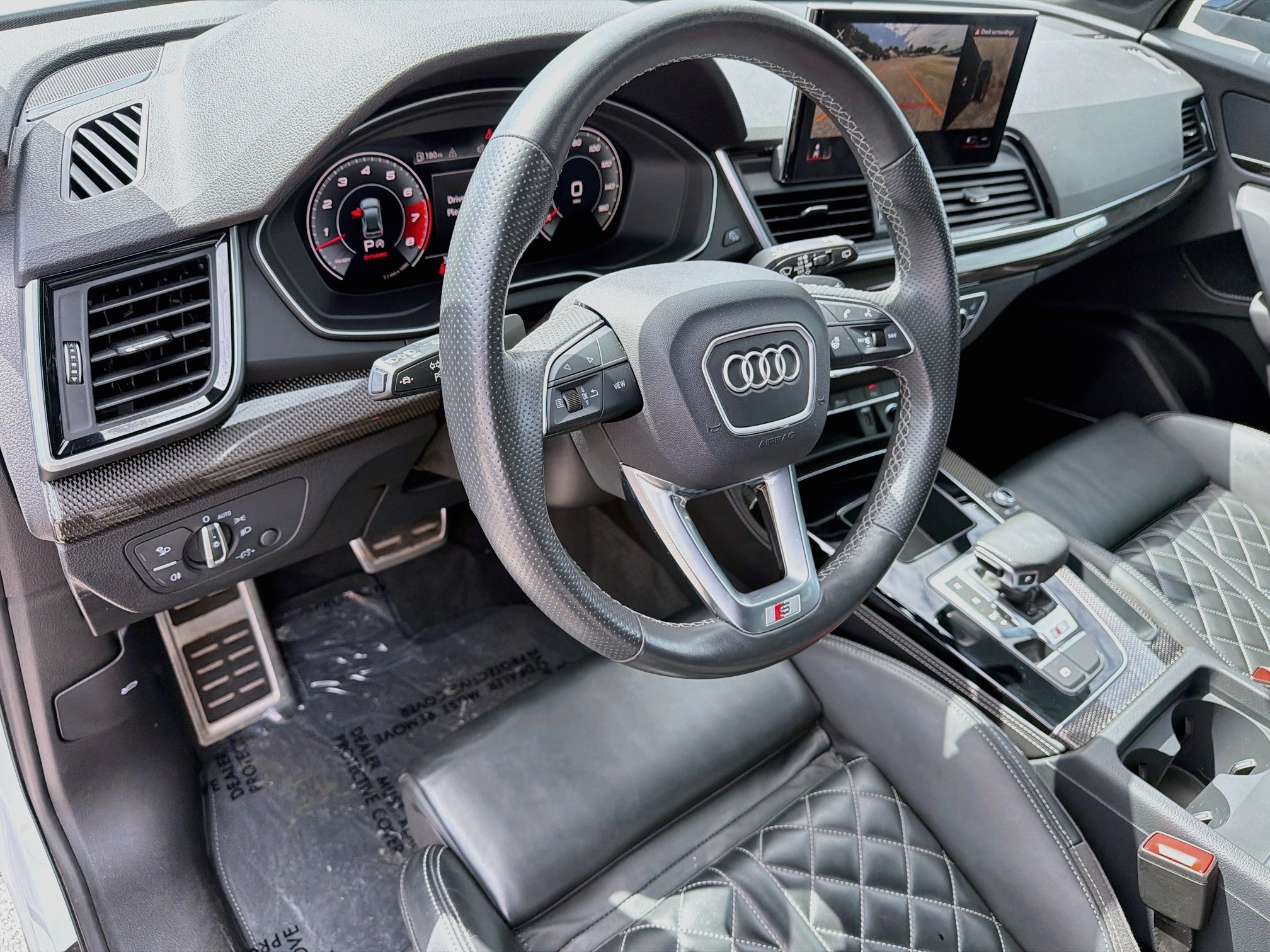 Used 2023 Glacier White Metallic Audi Premium Plus image 25