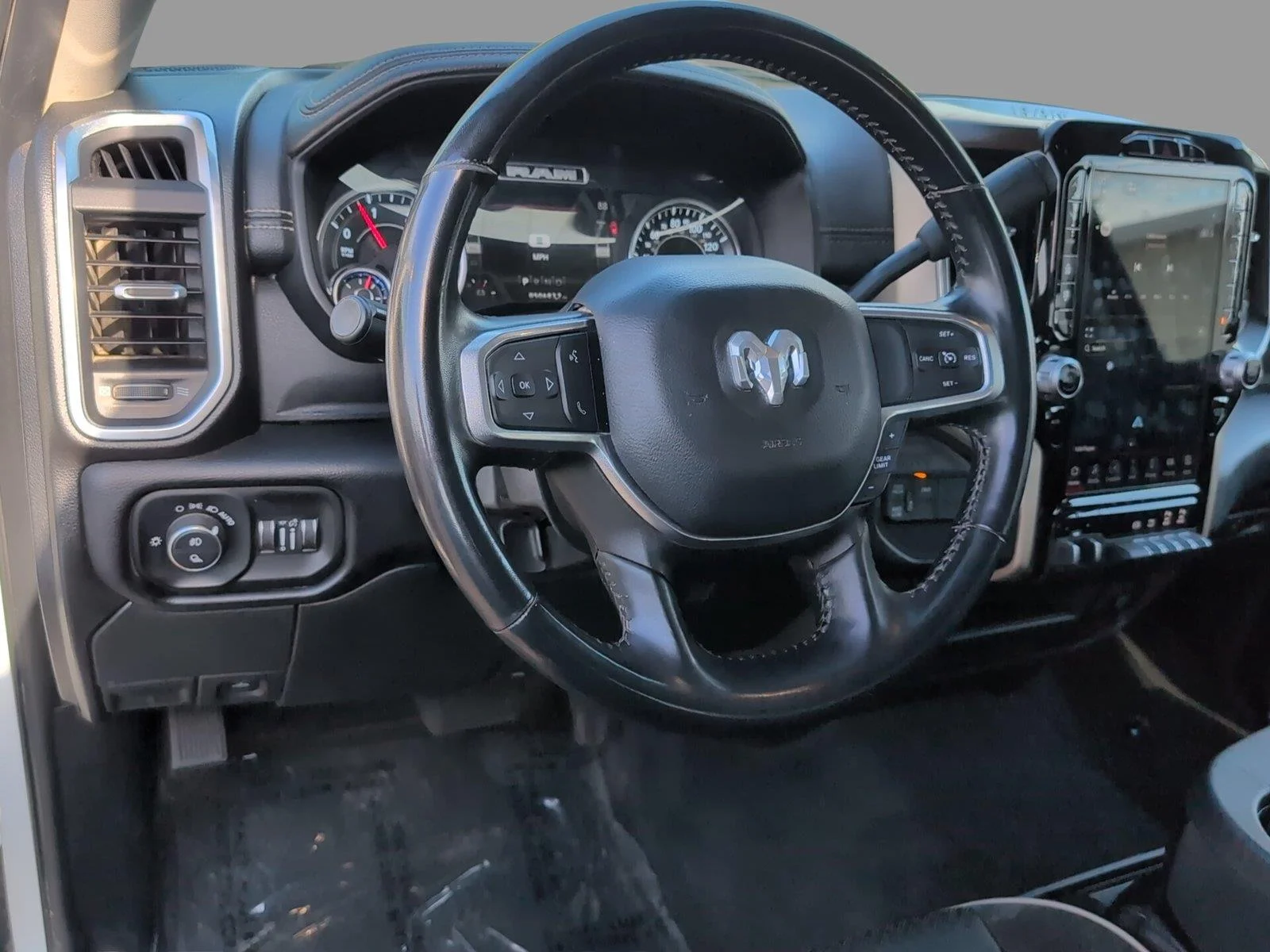Used 2024 Bright White Clearcoat Ram Laramie image 4