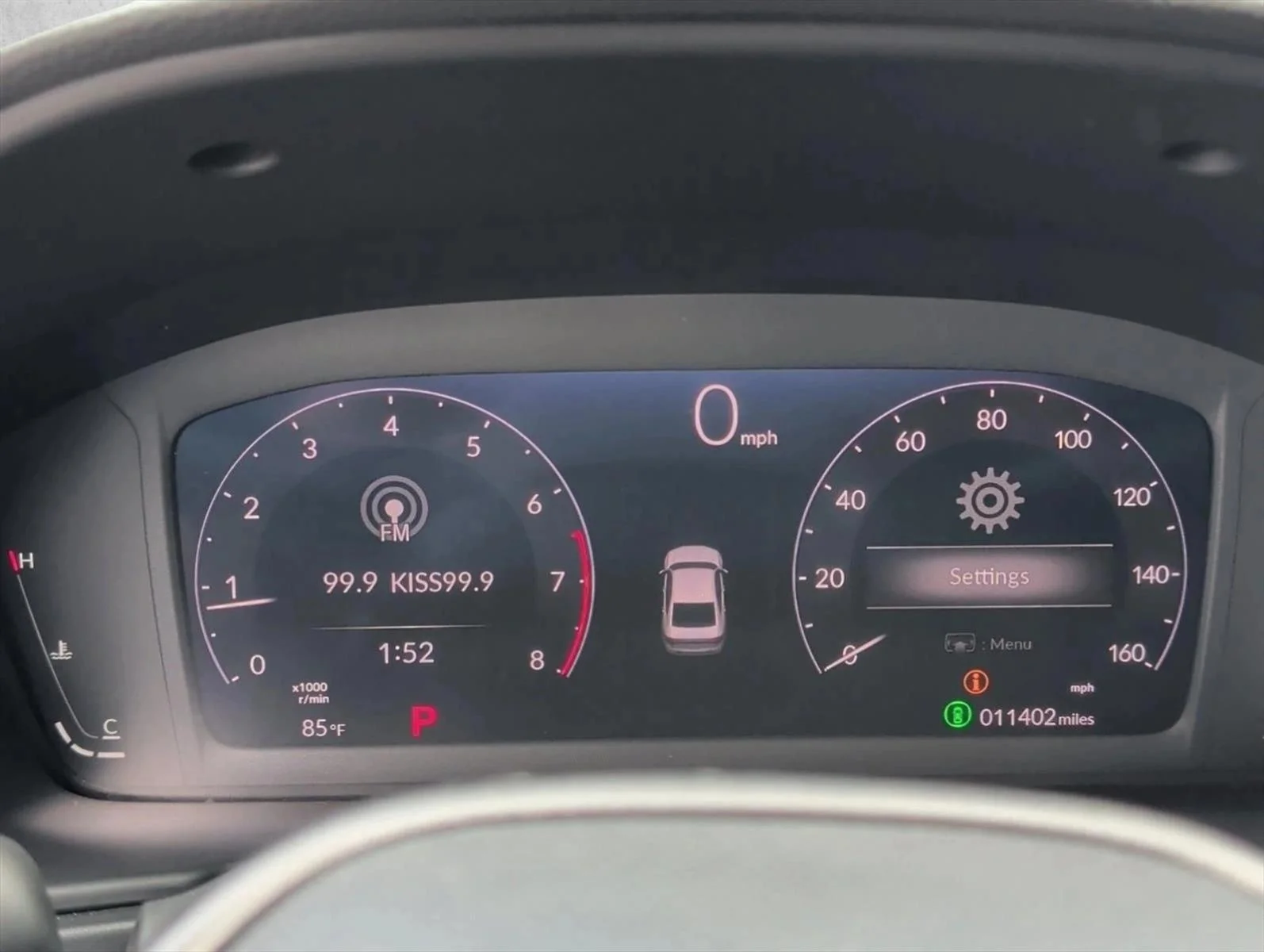 Used 2024 Meteorite Gray Metallic Honda EX image 12