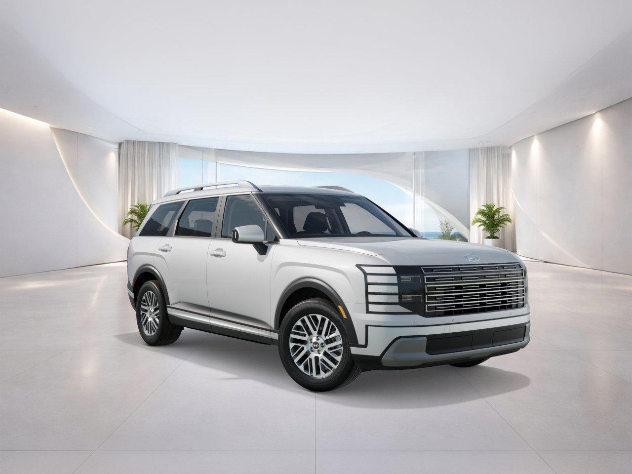 New 2027 Creamy White Pearl Hyundai SEL 7P image 2