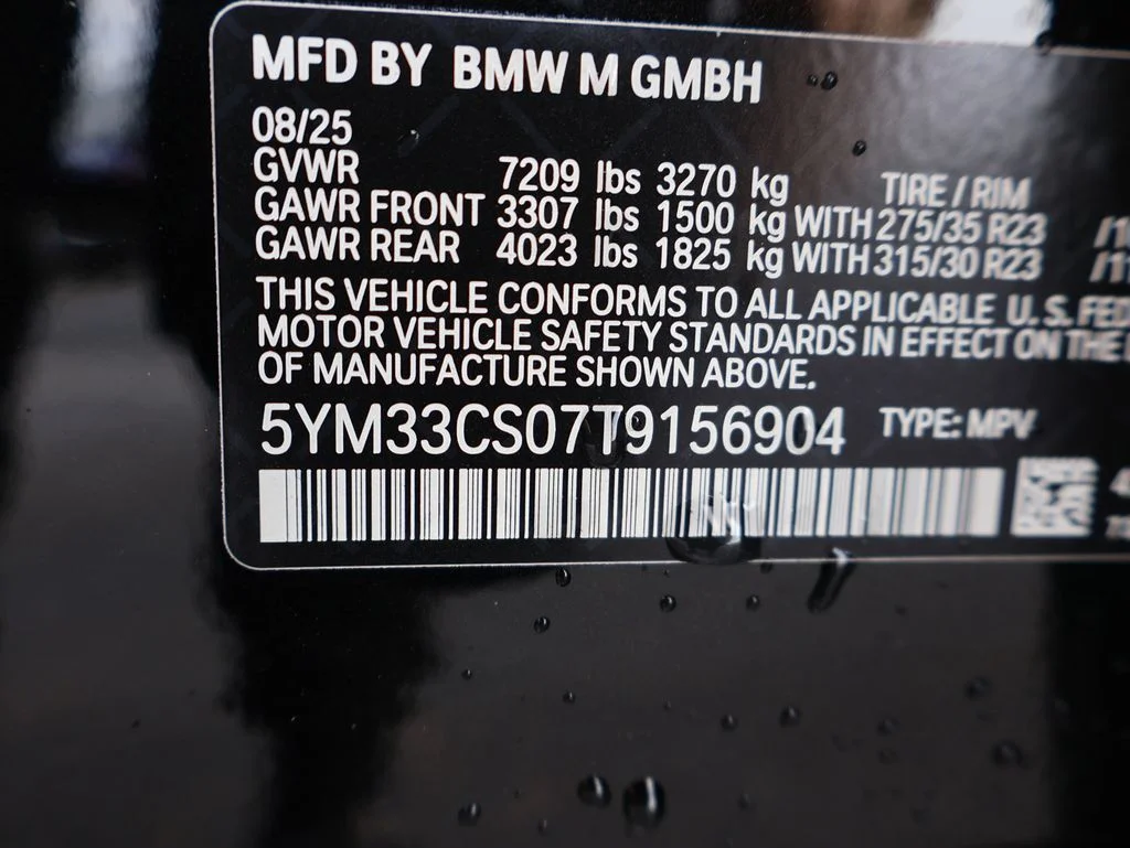 New 2026 Black Sapphire Metallic BMW Label image 44